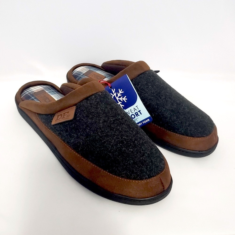 DF by Dearfoams Men's Campfire Clog Slippers